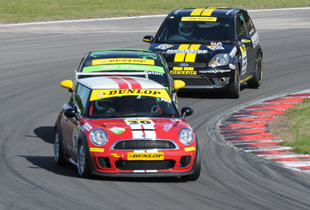 MJ Racing take part in competitions in the Dunlop Sport Maxx Cup and support the MINI Challenge series